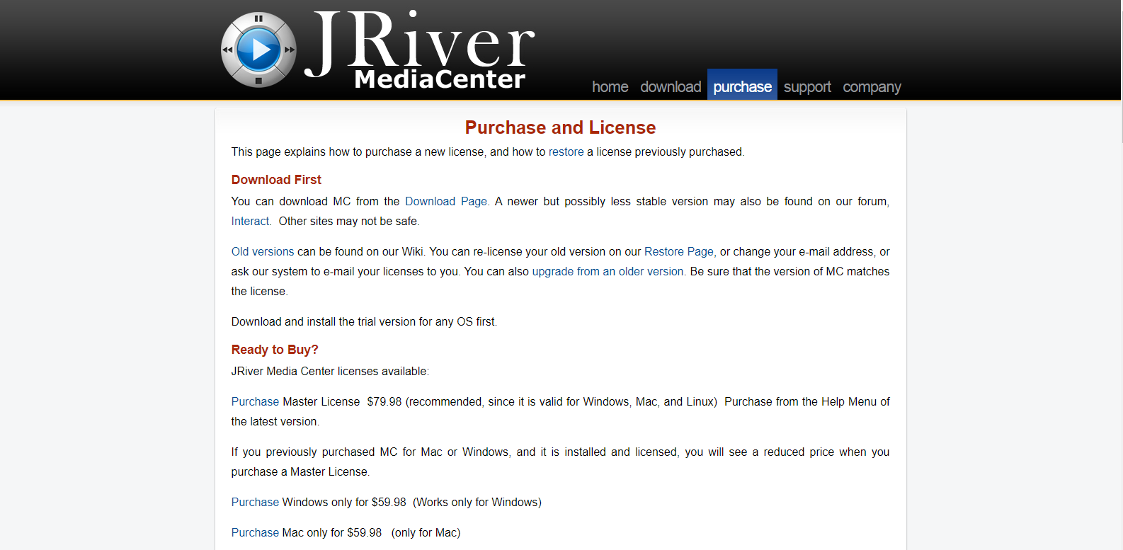JRiver Media Center 31.0.61 free instal