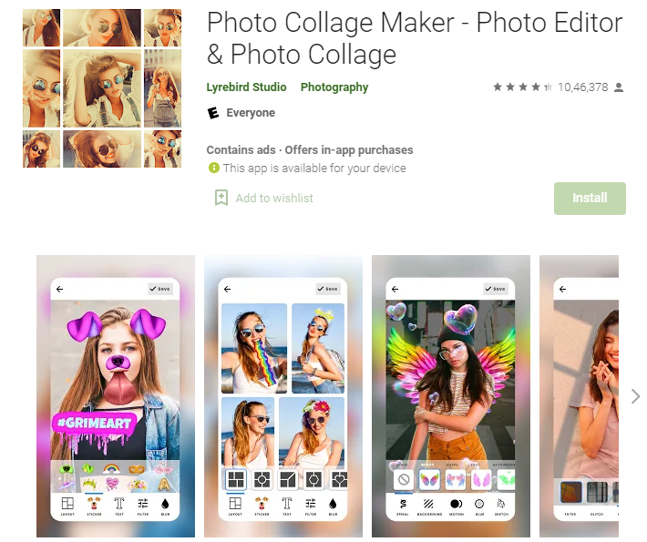 Photo Collage Maker-Photo Editor and Photo Collage